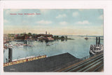 CT, Bridgeport - Harbor view - 60 cent fare to NY - w02951