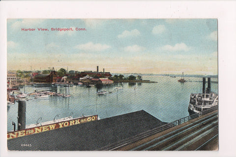 CT, Bridgeport - Harbor view - 60 cent fare to NY - w02951