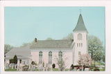 NJ, OCEAN VIEW - Church and Cemetery postcard - w02967