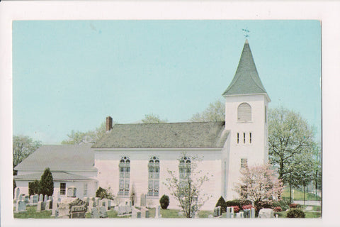 NJ, OCEAN VIEW - Church and Cemetery postcard - w02967