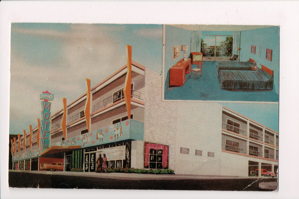 NJ, ATLANTIC CITY - Sorrento Motel postcard - w03265