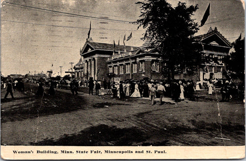 MN, - Minnesota - State Fair - Womans Building - 1913 postcard - w03346
