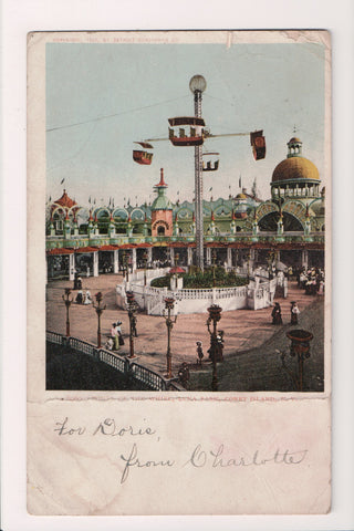 NY, CONEY ISLAND - Luna Park - Whirl of the Whirl ride (original SOLD) w03506