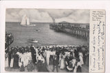 NJ, ASBURY PARK - Emma B Fishing Yacht, Pier, crowds - w03512