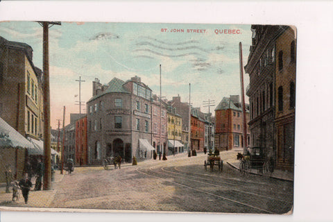 Canada - Quebec, QC - St John Street (CARD SOLD, email copy only) W03771
