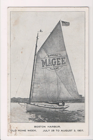MA, Boston - MAGEE Ranges and Heaters advertisement, 1907 Old Home Week - w04290