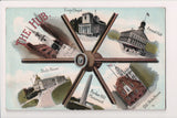 MA, BOSTON - multi view postcard - w04301