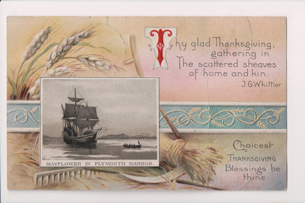 Ship Postcard - MAYFLOWER - in Plymouth, 1911 - w04344