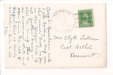 CA, REDWOOD HIGHWAY - road and ocean view RPPC - w04541