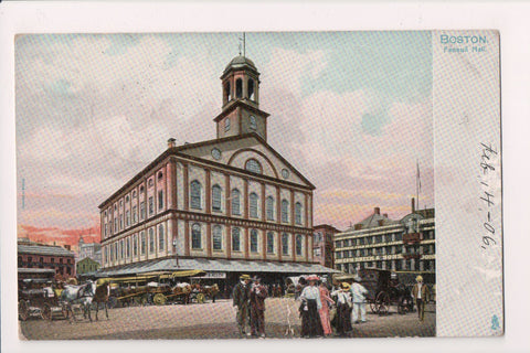 MA, BOSTON - Faneuil Hall, ____r & Allen (original SOLD) W04668