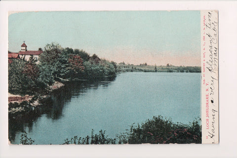 NY, Loch Sheldrake - shoreline, building - Carter and Gut pub - w04812