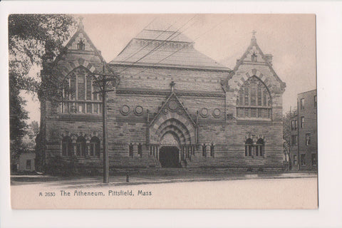 MA, Pittsfield - Atheneum postcard - w04816