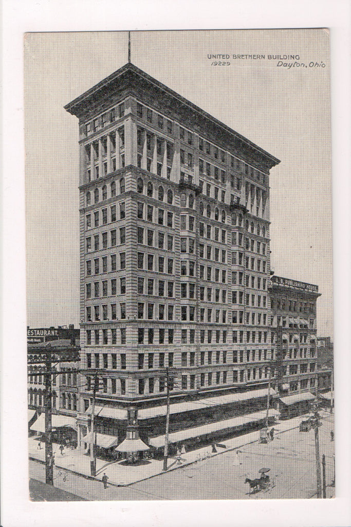 OH, DAYTON - UNITED BRETHERN bldg, U B PUBLISHING HOUSE postcard - w04923