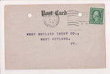 NY, NEW YORK CITY - National City Bank of NY - NCB Perfin Stamp - w04937