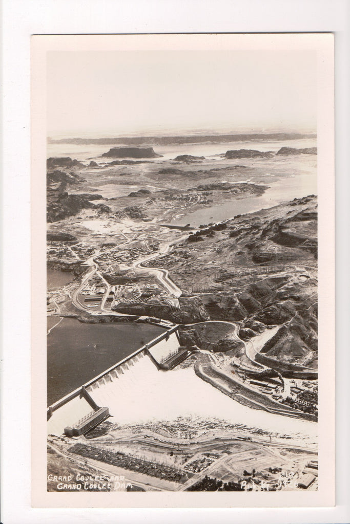 WA, GRAND COULEE - Grand Coulee Dam BEV - RPPC - R00350