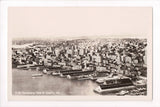 WA, Seattle - BEV city and shoreline - Chas R Laidway RPPC - w02853