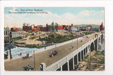 WA, Spokane - Monroe Street Bridge, Lower Falls, ICE DELIVERY wagon - C17387
