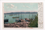 WA, Tacoma - Harbor view, showing lumber fleet - @1905 postcard - C17226