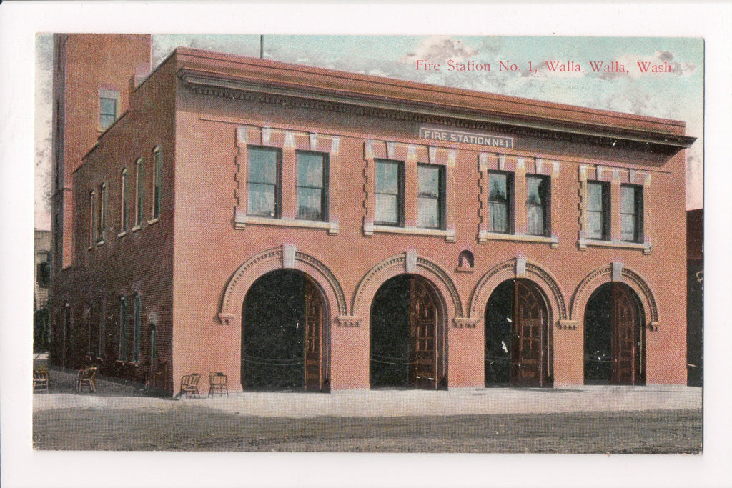 WA, Walla Walla - Fire Station No 1 (ONLY Digital Copy Avail) - F09114