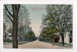 WI, Burlington - Lewis St, @1911 postcard - B05188