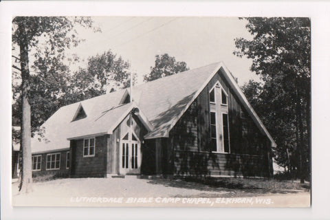 WI, Elkhorn - Lutherdale Bible Camp Chapel, @1959 RPPC postcard - E09050