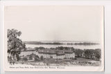 WI, MADISON - Adams and Tripp Halls, 1941 BEV RPPC - CP0356