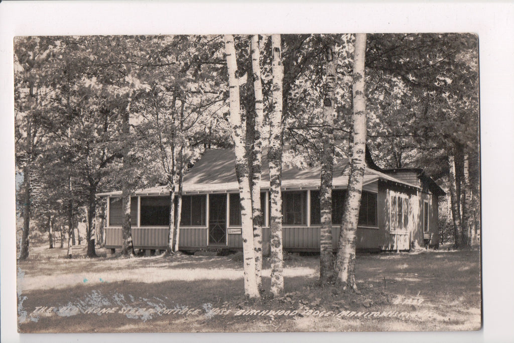 WI, MANITO - The Old Homestead, _oss Birchwood Lodge RPPC - R00340