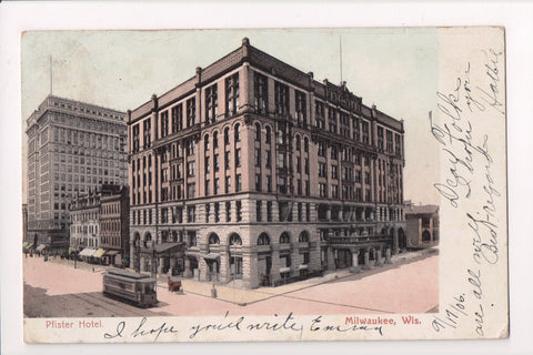 WI, Milwaukee - Pfister Hotel, 1906 postcard - SL2469