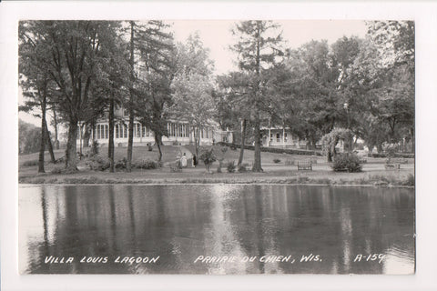 WI, PRAIRIE du CHIEN - Villa Louis Lagoon postcard view - C08142