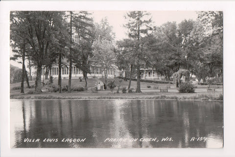 WI, Prairie du Chien - Villa Louis Lagoon postcard view - C08142