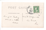 WI, SHAWANO - High School building, @1911 RPPC postcard - C08238