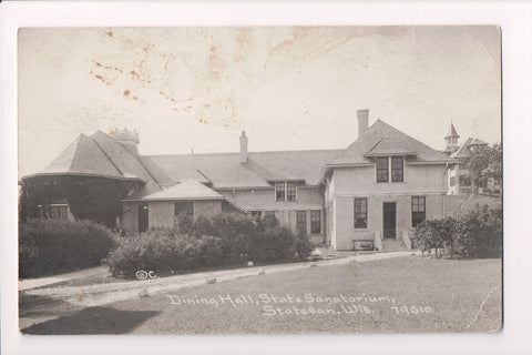 WI, Statesan - State Sanatorium, Dining Hall - RPPC postcard - B06305