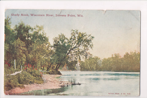 WI, Stevens Point - Wisconsin River - @1911 - z17003 **DAMAGED / AS IS**