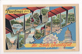 WV, WEST VIRGINIA - Greetings from, Large Letter postcard - MT0007