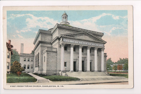 WV, Charleston - First Presbyterian Church, @1916 postcard - 500693