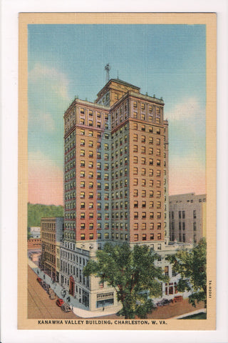 WV, Charleston - Kanawha Valley Building, vintage postcard - CR0416