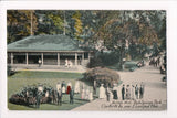 WV, Chester - Ye Olde Mill, Rock Springs Park, people including cop? - A17354