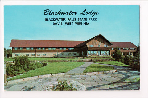 WV, Davis - Blackwater Lodge, in State Park - @1973 postcard - w02929