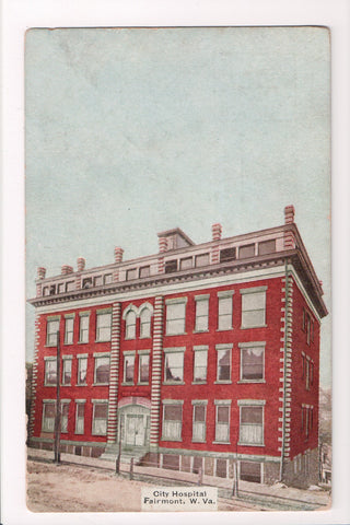 WV, Fairmont - City Hospital, J G Mc Grorey postcard - SL2477