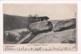 WV, HARPERS FERRY - Jefferson Rock closeup, @1907 W E Dittmeyer card - E04064