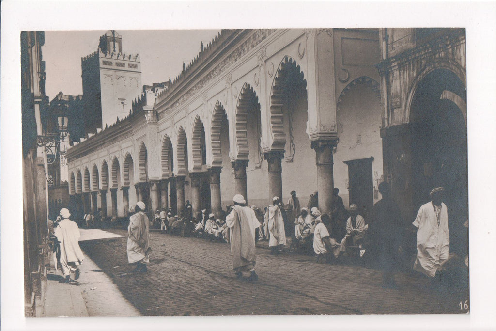 Foreign postcard - Alger, Algeria, Algiers - Mosquee RPPC - w05043