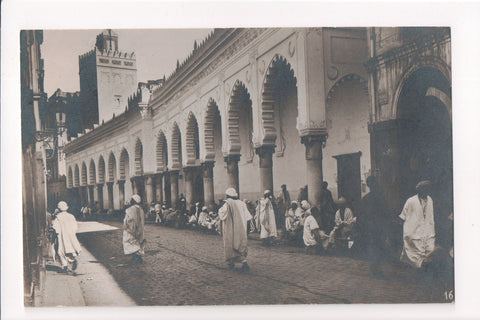 Foreign postcard - Alger, Algeria, Algiers - Mosquee RPPC - w05043