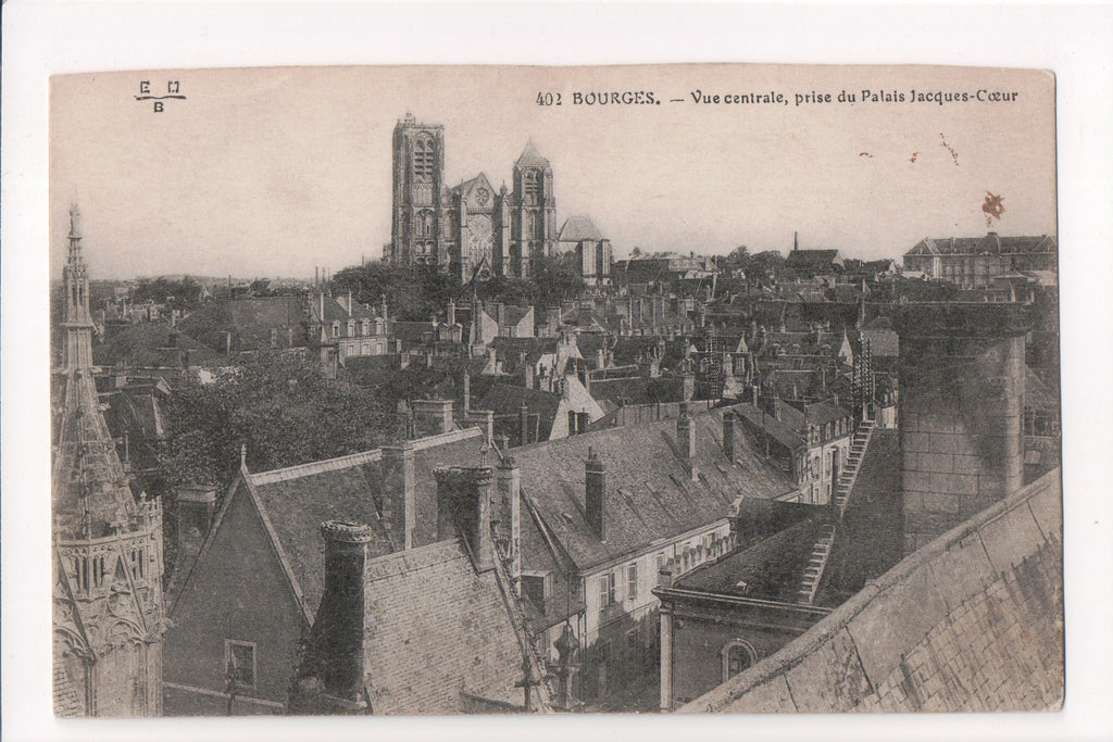 Foreign postcard - BOURGES - Bird Eye View - F09198