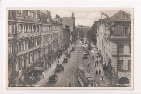 Foreign postcard - GOTEBORG, Sweden (Gothenburg)- Sodra Hamngatan RPPC - w04711