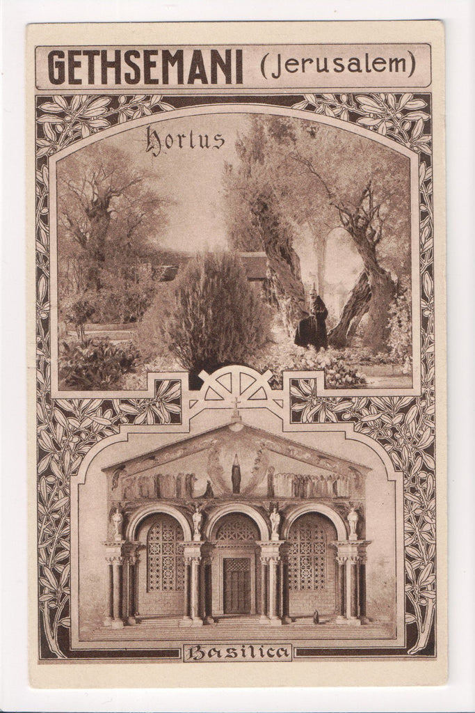 Foreign postcard - JERUSALEM, Gethsemani - Hortus, Basilica - w05029