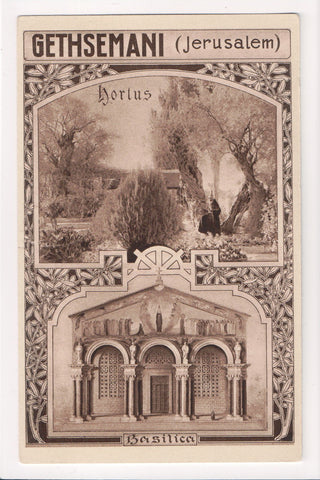 Foreign postcard - JERUSALEM, Gethsemani - Hortus, Basilica - w05029