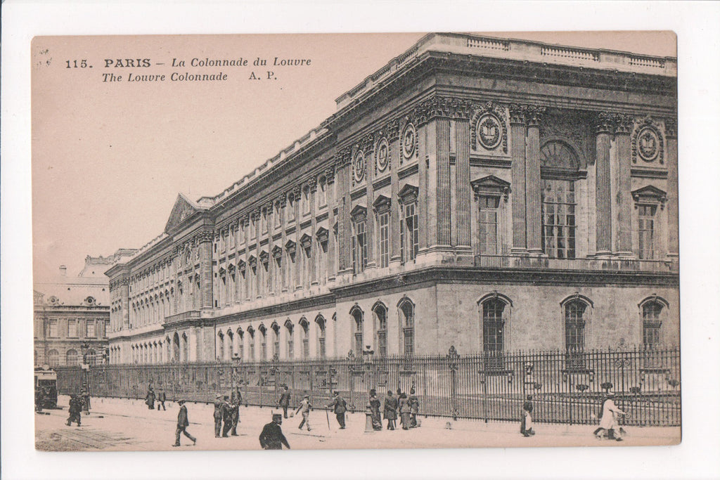 Foreign postcard - Paris - La Colonnade du Louvre - 400038