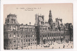 Foreign postcard - Paris - L'Hotel de Ville, Town Hall - 400042