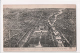 Foreign postcard - PARIS, France - panorama Bird Eye View - w05002