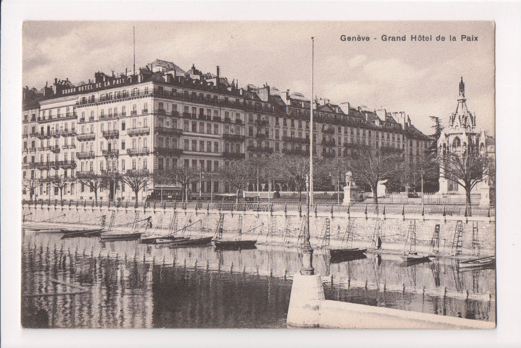 Foreign postcard - GENEVE, Geneva - Grand Hotel de la Paix - C08528
